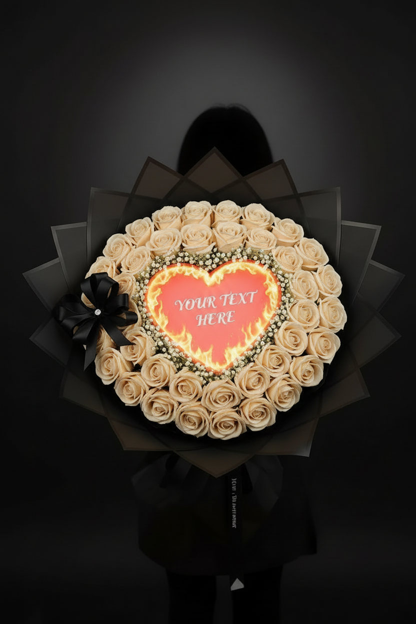 Champagne Rose Bouquet