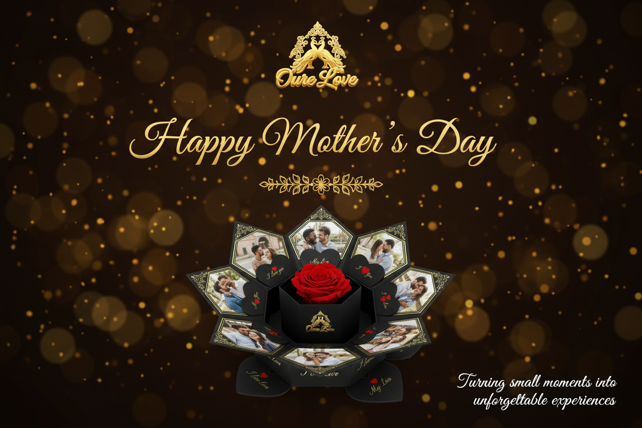 Explosion Box Mother's Day Banner